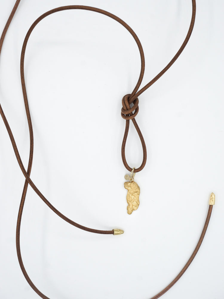 Ishani Necklace, brown