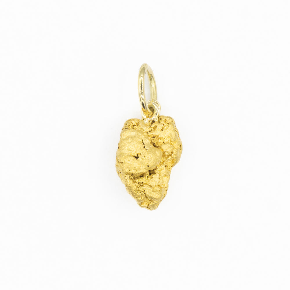 Floreo 10k Yellow Gold Nugget Heart Pendant with Optional Chain Necklace -  Walmart.com