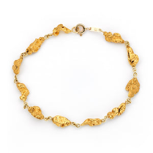 Gold Nugget Armband Chayenne von Golpira 