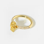 Loved & Found Ring, Groß mit Diamanten von Golpira 